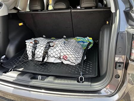 Rear Trunk Organizer Cargo Net for Jeep Renegade 2015-2025 – Floor Style Cargo Net for SUV – Premium Mesh Car Trunk Orga