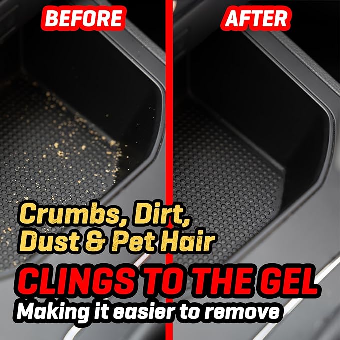 CarPlan Demon Slime 5.6 Oz - Car Interior Cleaner Gel | Putty Removes Dust & Dirt - for Detailing, Cleaning Vents, Cup Holders, Keyboards, Offices | Hot Cherry Scent