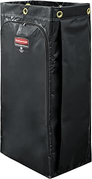 Rubbermaid Commercial Products Cleaning Cart Bag 34-Gallon Yellow Collecting Refuse or Laundry Items Janitorial and Hous