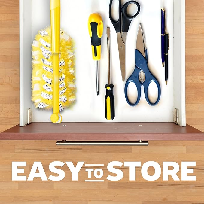 Swiffer Duster Kit with 3 ft Extendable Handle, Heavy Duty Dusting Starter Kit with 3 Refills, for Ceiling Fans, Vents and Hard to Reach Places