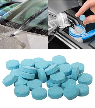 Unifizz 50PCS Windshield Washer Fluid Concentrate - Powerful Cleaning Performance, Dissolves Thoroughly - Car Accessorie