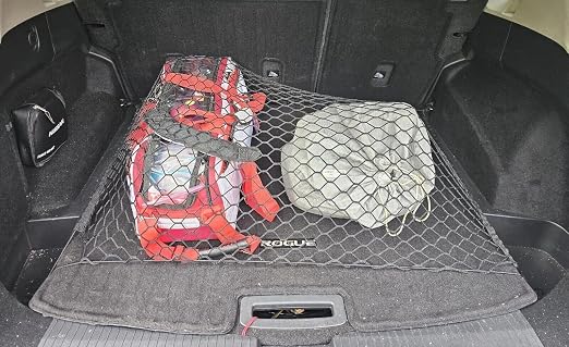 Trunk Organizer Cargo Net for Nissan Rogue 2021-2026 – Floor Style Cargo Net for SUV Truck – Premium Mesh Car Trunk Orga