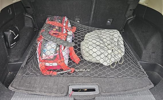 Trunk Organizer Cargo Net for Nissan Rogue 2021-2026 – Floor Style Cargo Net for SUV Truck – Premium Mesh Car Trunk Orga