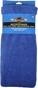 Detailer's Preference Microfiber Drying Towel, Dual Pile Terry Weave, Super Absorbent, Scratch-Free, Large Size for Cars