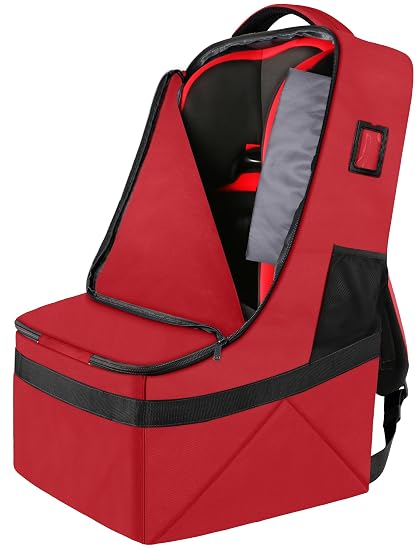 YOREPEK Carseat Travel Bag for Airplane, Padded Car Seat Travel Bag