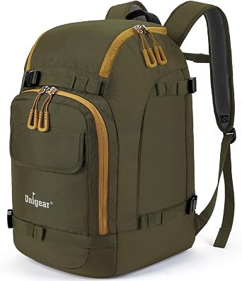 Unigear Ski Boot Bag Backpack 50L/70L for Helmet, Goggles, Skis & Snowboard