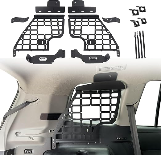 HIGH FLYING for Toyota Highlander 2008-2013 Car Accessories Modular Storage Molle Panel Shelf Luggage Carrier Trunk Orga
