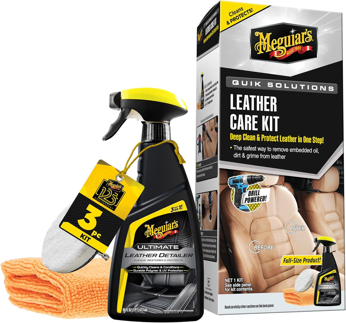 Meguiar's Leather Car Care Kit