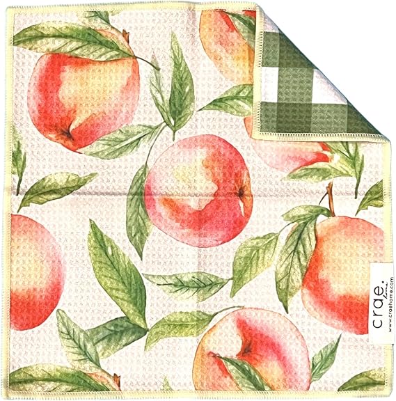 Reversible Microfiber Washcloths, Waffle Weave Dish Cloths for Everyday Use