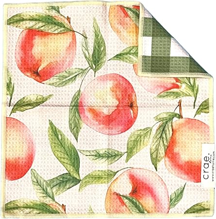 Reversible Microfiber Washcloths, Waffle Weave Dish Cloths for Everyday Use