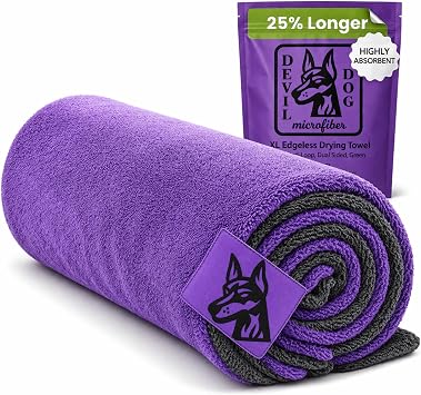 XL Car Drying Towel for Trucks – 1200 GSM Twisted Loop Microfiber, 24" x 45" Edgeless, Scratch-Free
