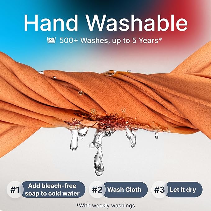 Koala Lens Cleaning Cloth | Japanese Microfiber | Glasses Cleaning Cloths | Eyeglass Lens Cleaner | Eyeglasses, Camera, VR/AR Headset, and Screen Cleaner | Pink & Orange (Pack of 6)