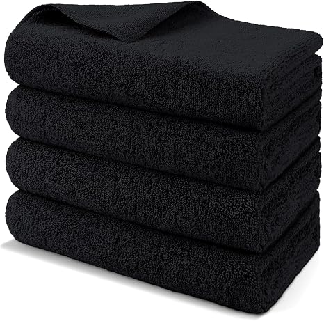 HOMEXCEL Professional Large Microfiber Car Drying Towels 4 Pack, 31" x 24"