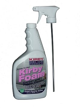 Kirby Genuine Vacuum Professional Strength Foam Carpet & Fabric Cleaner 22 oz,