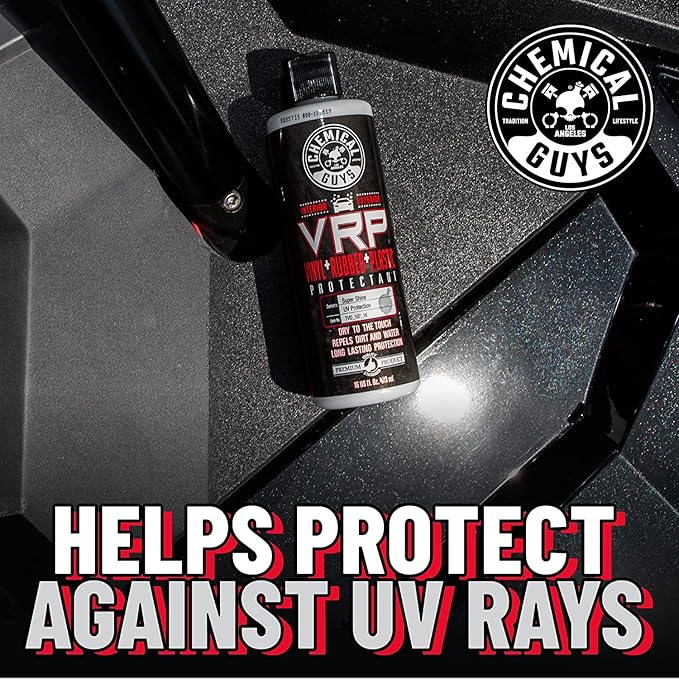 Chemical Guys VRP Vinyl, Rubber, and Plastic Dressing - Tire Dressing, Non-Greasy, Dry-to-the-Touch Shine for Tires, Trim, and More, Safe for Cars, Trucks, SUVs, RVs & More - 32 oz