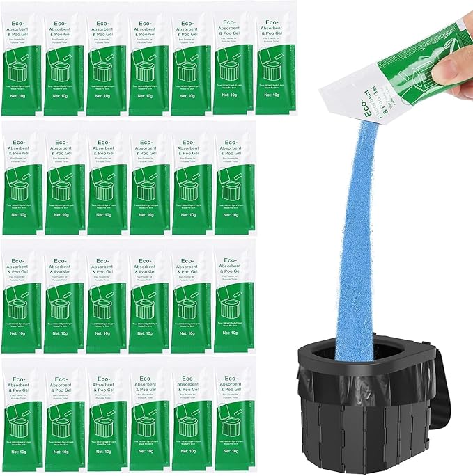 Poo Gel for Portable Toilet, Poo Gel for Camping Toilet, Poo Deodorizing Treatment Portable for car Camping Camping Toilet Bags