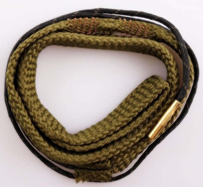 New Bore Cleaner .38 Cal .357 Cal .380 Cal & 9mm Gun Barrel Cleaning Rope Rifle/Pistol/Shotgun Brass Brush Cleaning Cord
