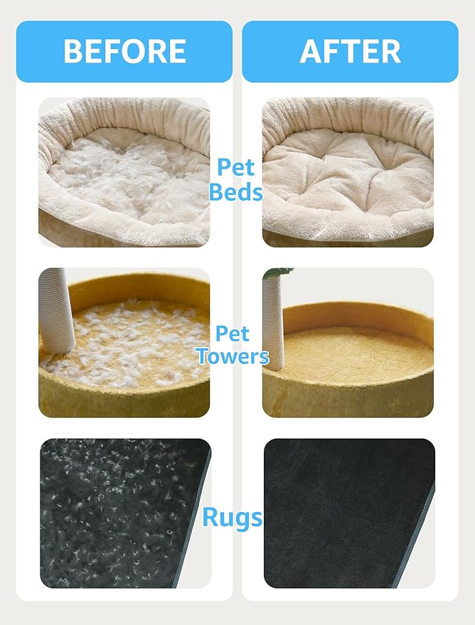 1 PCS Pet Hair Removal Tool - Lint Remover, Carpet Scraper & Shaver for Carpets - Dog & Cat Hair Remover with Carpet Rake for Car,Rugs,Couch,Furniture - Fur Cleaner Tool