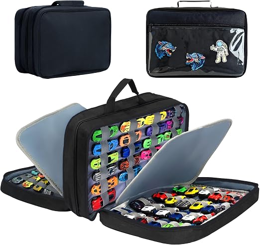 Mi Ya Mi Lai 96 Toy Cars Storage Case Compatible with Hot Wheels