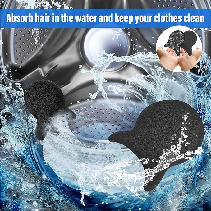 Pet Hair Remover for Laundry, Reusable Dog & Cat Hair Remover Tool, Effectively Removes Pet Hair, Lint and Dander from Bedding and Clothing, Suitable for Washing Machines, Dryers 6PCS