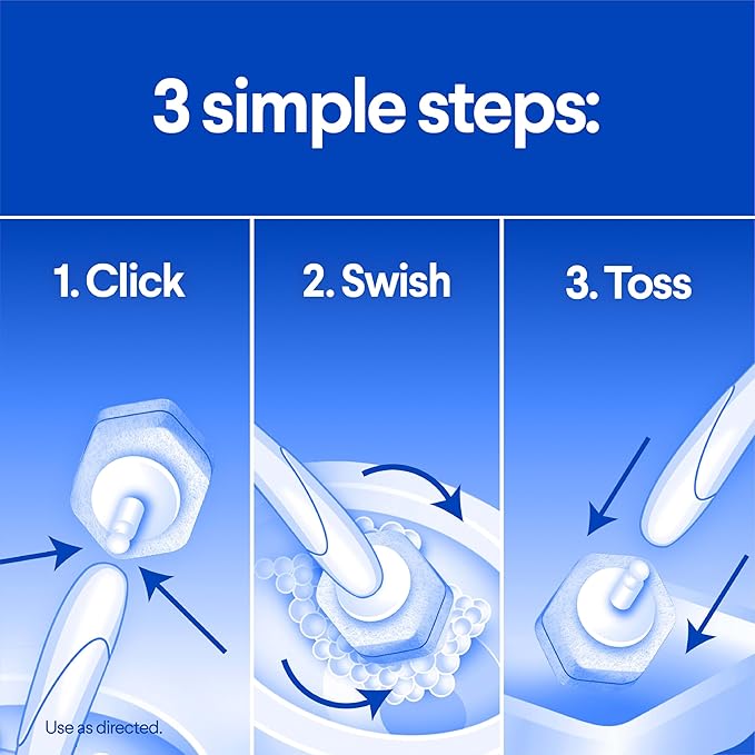 Clorox ToiletWand Disposable Toilet Cleaning System, Spring Cleaning Essential, ToiletWand, Storage Caddy, and 16 Disinfecting ToiletWand Scrubbing Pad Refills
