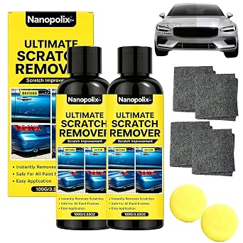 Nanopolix Scratch Remover, Nano Polix Nano-Cloth Design 1 Wipe Restores Shine, Eliminates Scratches/Oxidation/Rust, Nano
