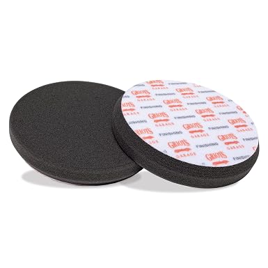 Griot's Garage 5.5" Black Foam Finishing Pads for Car Polishing and Detailing, Buffing Pads for Paint Correction and Sea