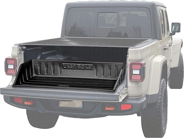 Last Boks Truck/SUV 48” Cargo Box Organizer, Slides onto Tailgate for Easy Access to Load and Unload, Stays Stationary, 