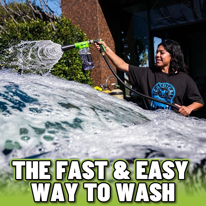Chemical Guys TORQ Foam Blaster 6 - Foam Cannon Garden Hose Attachment,Easy to Use,Sprays Thick Suds for Safe Washing Trucks,SUVs,Motorcycles,RVs,and Other Vehicles,(Pack of 6)