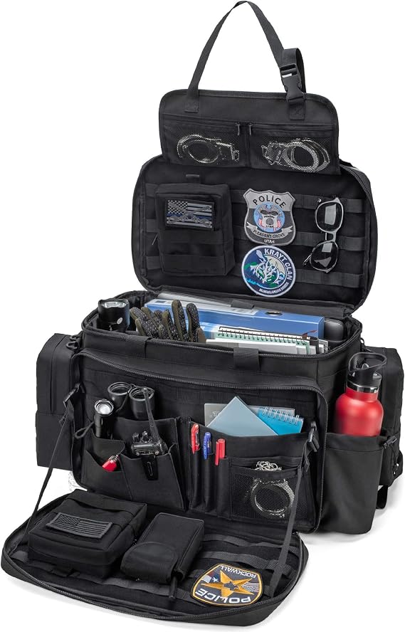 Trunab Patrol Bag Police Gear Car Front Seat Organizer for Law Enforcement
