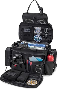 Trunab Patrol Bag Police Gear Car Front Seat Organizer for Law Enforcement