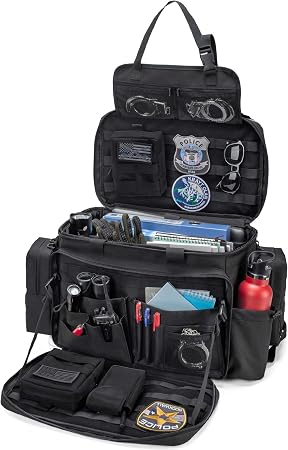 Trunab Patrol Bag Police Gear Car Front Seat Organizer for Law Enforcement