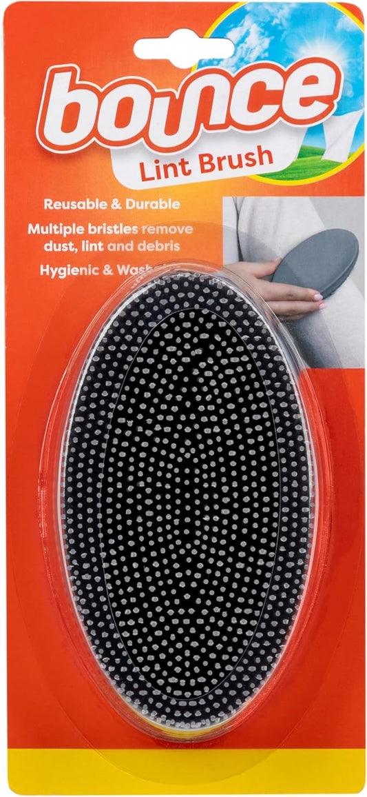 Bounce Lint Brush, Removes Dust, Lint, and Debris, Hygenic and Washable for Reuse