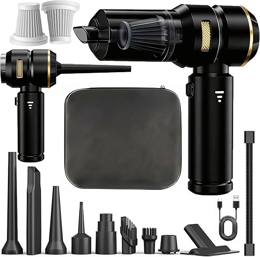 Handheld Car Vacuum Cleaner, 4-in-1 Vacuum Cleaner for Car Home Pet Hair - Cleanova