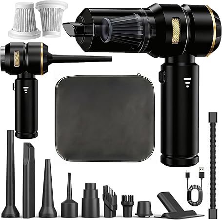 Handheld Car Vacuum Cleaner, 4-in-1 Vacuum Cleaner for Car Home Pet Hair - Cleanova