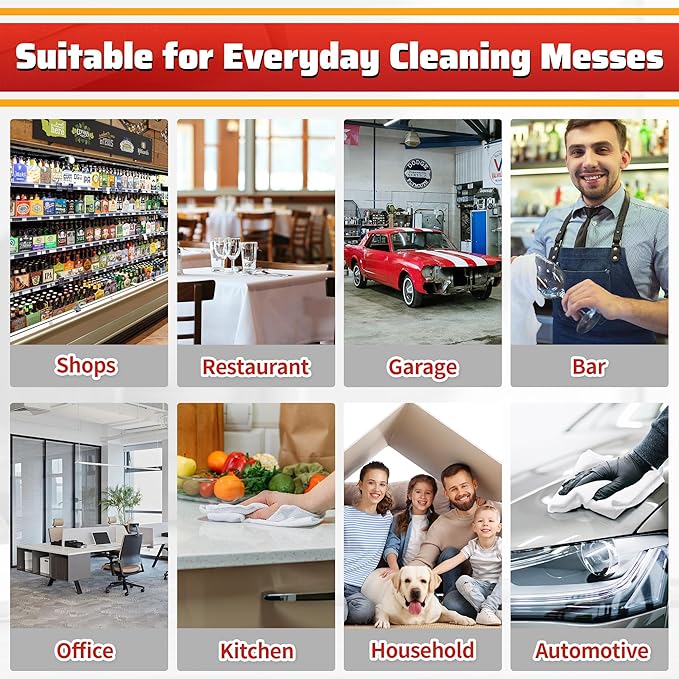 White Microfiber Cleaning Cloth, 150 Pack Shop Towels All-Purpose Cleaning Rags, Bulk Lint-Free Washcloth Reusable Microfiber Towels for Cars Mechanic Garage & Housekeeping 11.5"*11.5"