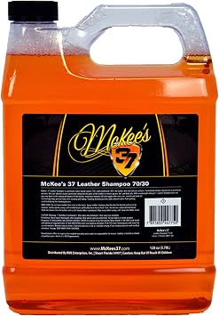 McKee's 37 MK37-661 Leather Shampoo (70/30 Cleaner/Conditioner), 128 oz.