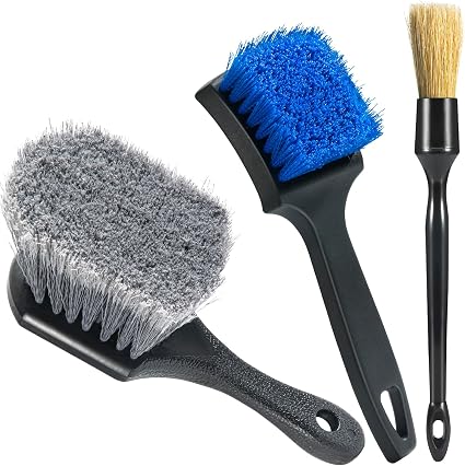 Tire Brushes for Cleaning Tires, Car Wheel Brushes for Cleaning Wheels, Rim Cleaner Brush for Car Detailing, Premium Whe