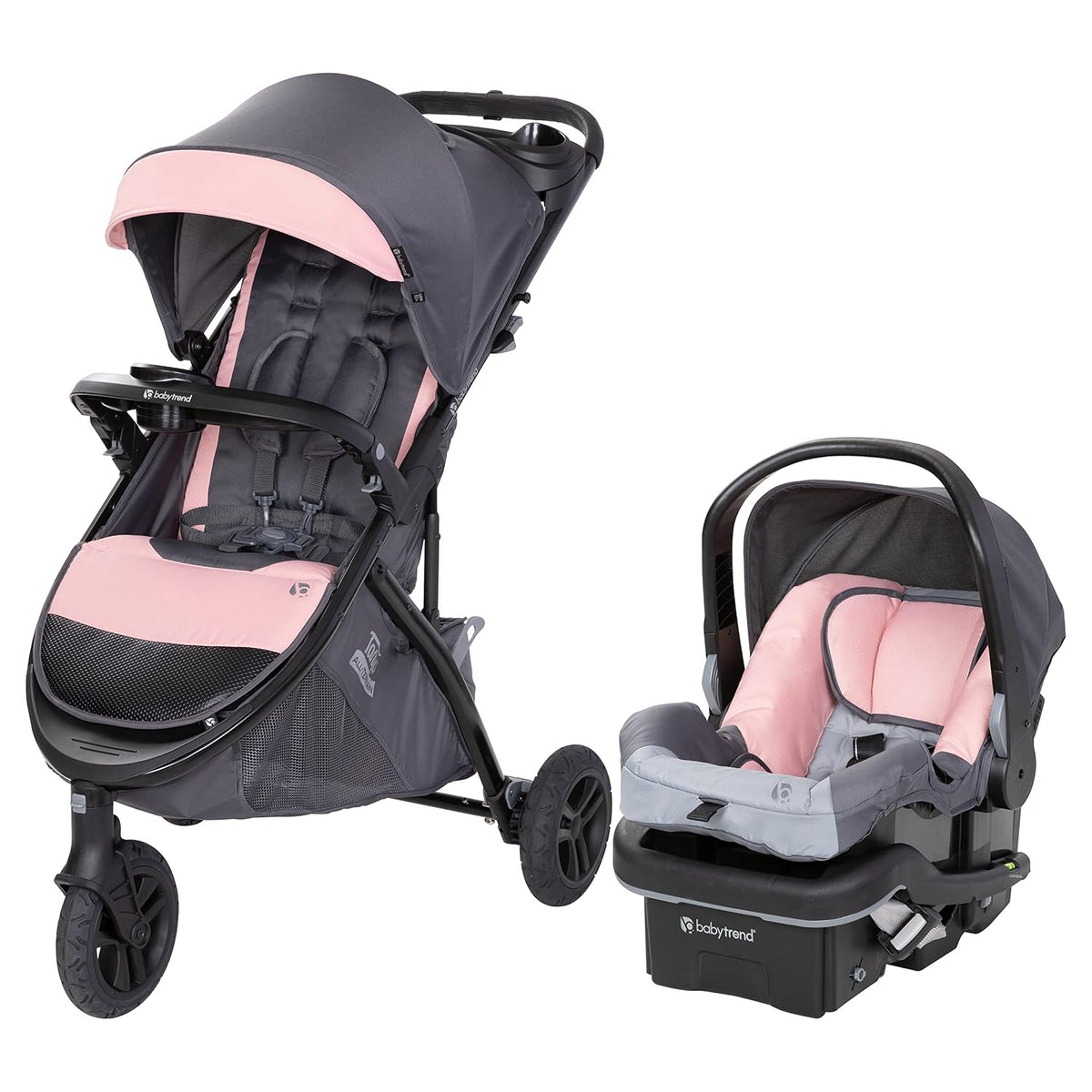 Tango™ 3 All-Terrain Stroller Travel System with EZ-Lift™ Plus Infant Car Seat, Ultra Pink
