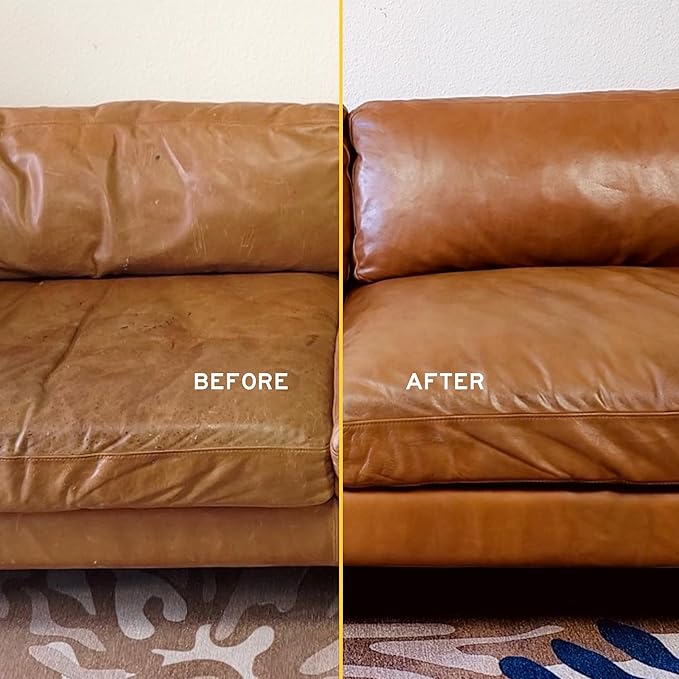 Leather Honey Leather Cleaner: Non-Toxic Leather Care Made in the USA Since 1968. Deep Cleans Leather, Faux & Vinyl - Couches, Car Seats, Purses, Tack, Shoes & Bags. Safe Any Colors & White Leather