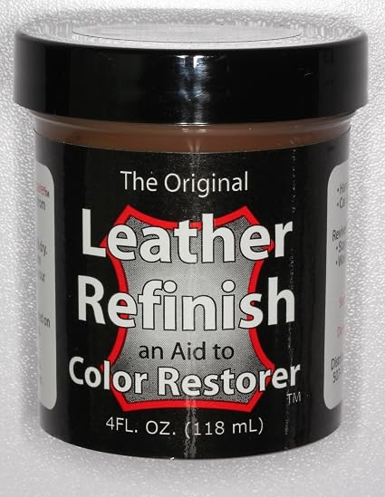 Light Grey- Leather Refinish an Aid to Color Restorer (Leather Repair) (Vinyl Repair)