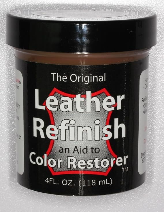 Light Grey- Leather Refinish an Aid to Color Restorer (Leather Repair) (Vinyl Repair)