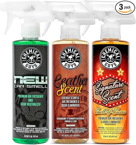 Chemical Guys Best Air Freshener Kit, 3 x 16 fl oz
