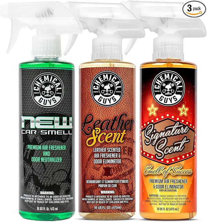Chemical Guys Best Air Freshener Kit, 3 x 16 fl oz