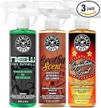 Chemical Guys Best Air Freshener Kit, 3 x 16 fl oz
