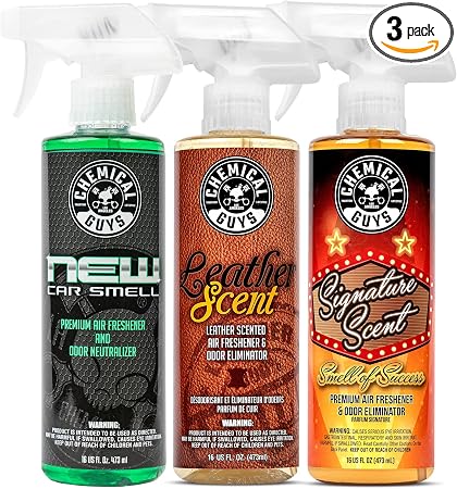 Chemical Guys Best Air Freshener Kit, 3 x 16 fl oz