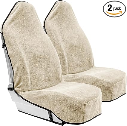 Season Guard Waterproof Towel Seat Cover,Universal Fit Non-Slip Front Cover