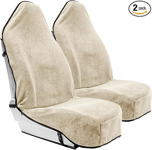 Season Guard Waterproof Towel Seat Cover,Universal Fit Non-Slip Front Cover