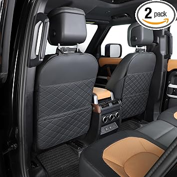TAIKOO Seat Back Protector,Shields Seat Backs From Kicks and Adds Storage