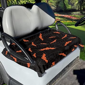 Golf Cart Seat Covers, Golf Cart Seat Blanket Towel, Travel Sports Golf Cart Seat Cover for 2-Person Seats Club Car, Gol